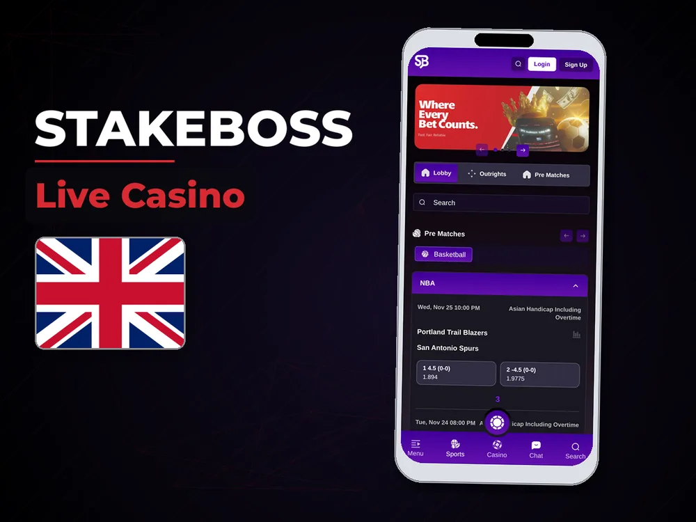StakeBoss - Live Casino
